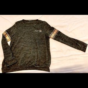 “Choose Joy” Embroidered/Grey Long Sleeve Shirt